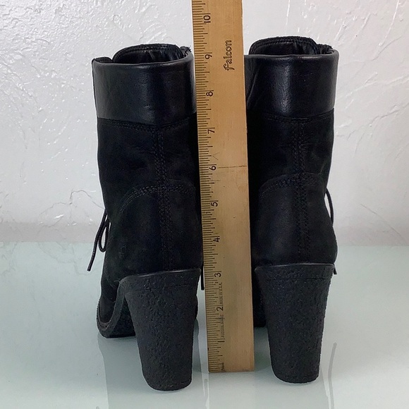 Timberland Glancy Leather 6” lace up 8 eyelets ankle boots size 6.5 EUC - Picture 15 of 16